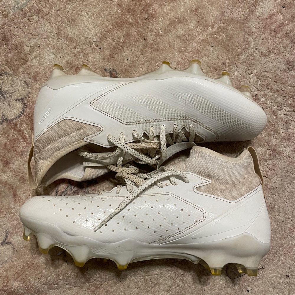 Adidas White Cleats